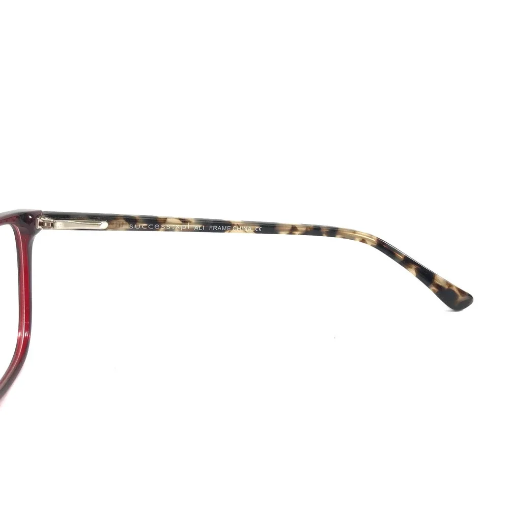 Success Eyeglasses Frames ALI RED Tortoise Cat Eye Full Rim 54-15-140